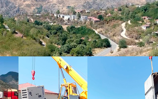 Laçın şəhəri, Zabux və Sus kəndlərinə enerji verildi