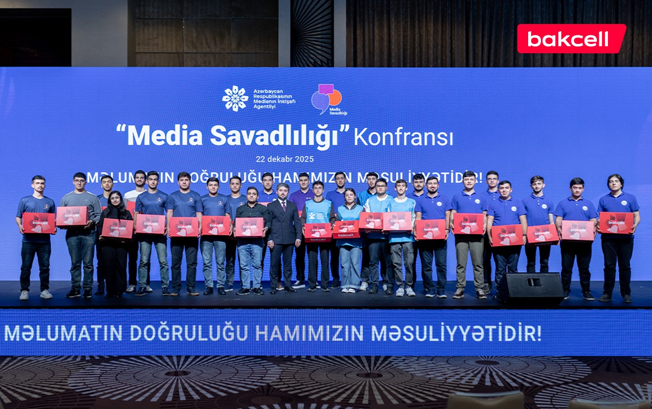 “Bakcell”in innovasiya tərəfdaşlığı ilə “Media Savadlılığı” Konfransı baş tutub