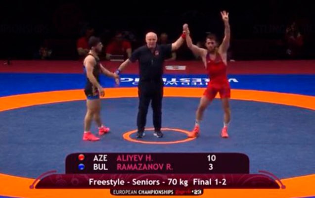 Hacı Əliyev 4-cü dəfə Avropa çempionu oldu
