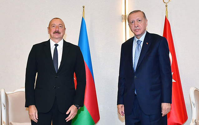 İlham Əliyev Ərdoğanla görüşdü