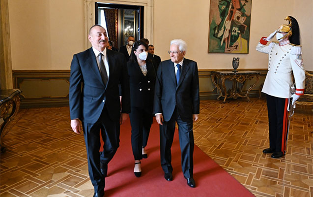 Prezident İtaliya ilə əldə edilmiş razılaşmalardan danışdı