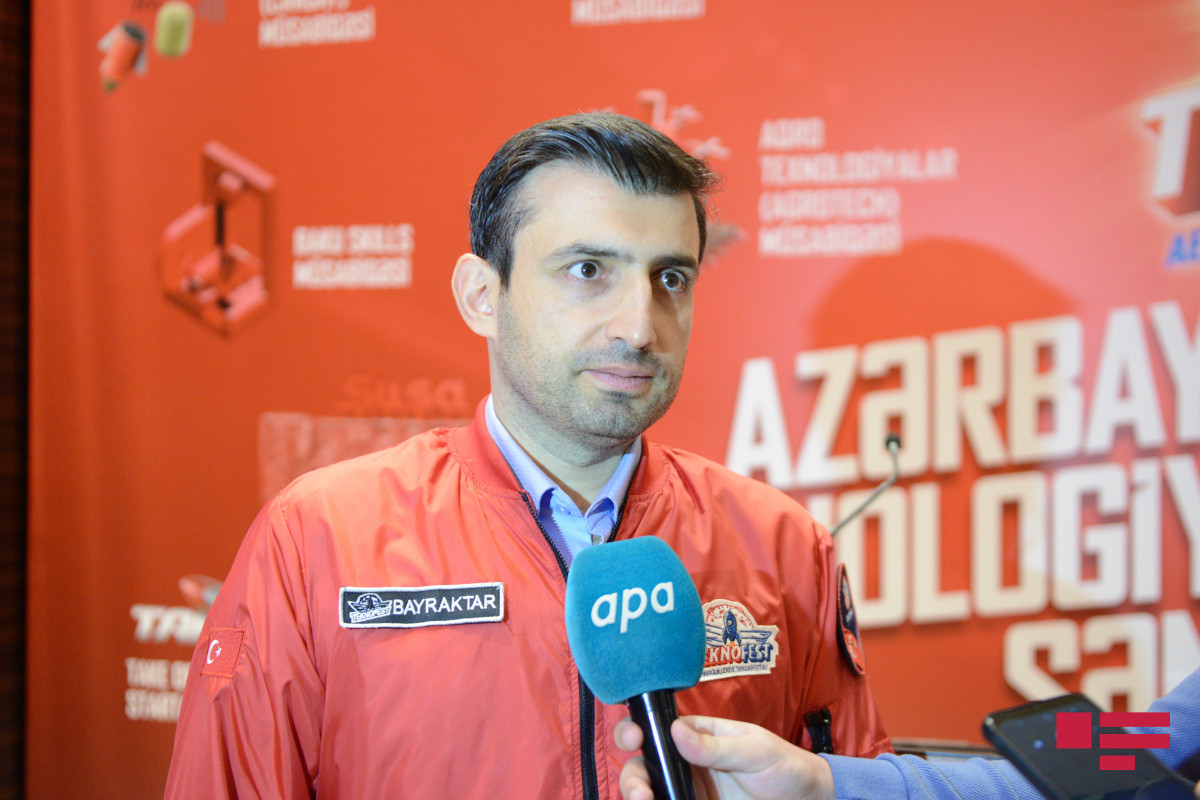 Səlcuq Bayrakdar: Azərbaycanda "Teknofest"i yenidən təşkil etmək istəyirik