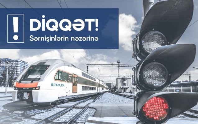 Bakı-Sumqayıt qatarlarının qrafikində müvəqqəti dəyişiklik edilir